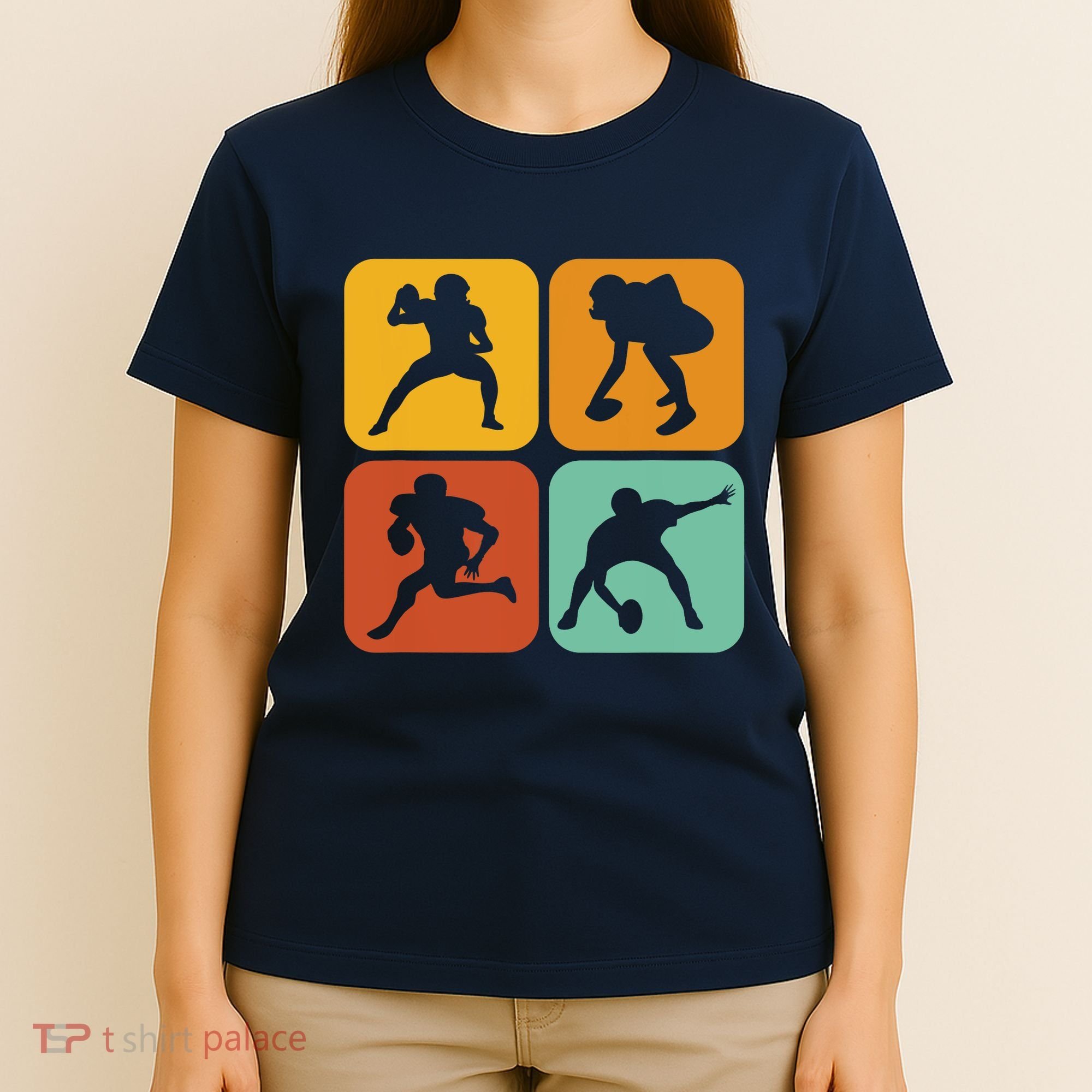 Retro American Football I Aesthetic I Football T-Shirt