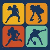 Retro American Football I Aesthetic I Football T-Shirt thumb 7