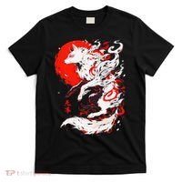 Retro Animal Funny Fox Vintage Okami Basic Japan Style Gift T-Shirt thumb 0