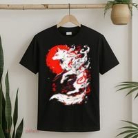 Retro Animal Funny Fox Vintage Okami Basic Japan Style Gift T-Shirt thumb 2