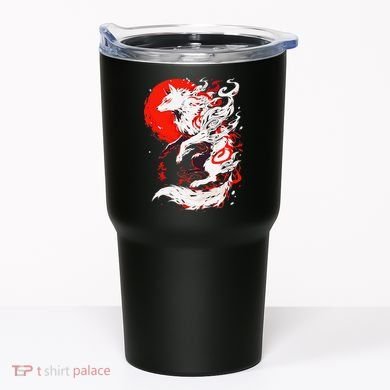 Retro Animal Funny Fox Vintage Okami Basic Japan Style Gift Tumbler