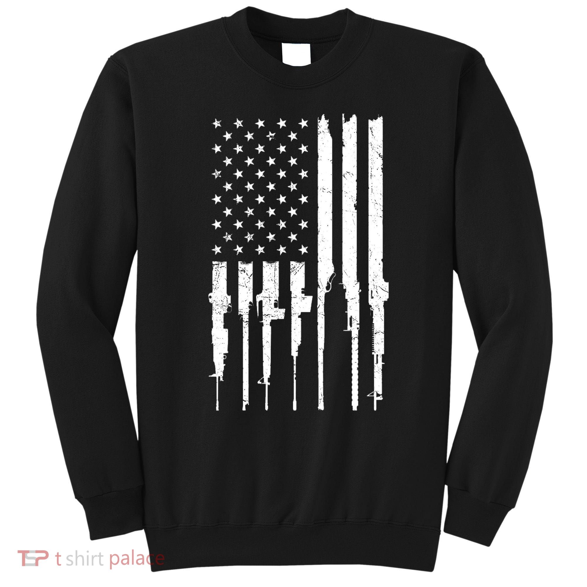 Rifle American Flag Sweatshirt