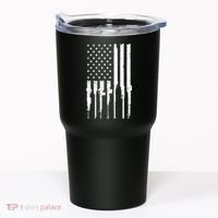 Rifle American Flag Tumbler thumb 0
