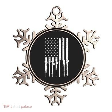 Rifle American Flag Ornament