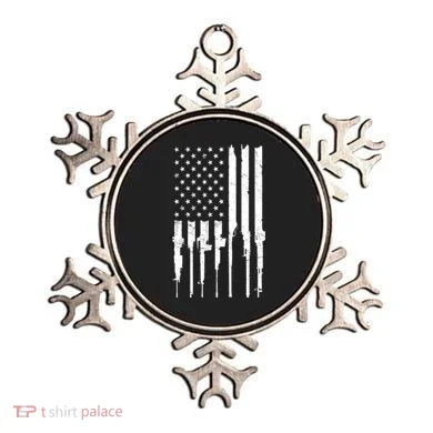 Rifle American Flag Ornament