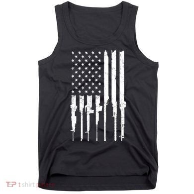 Rifle American Flag Tank Top