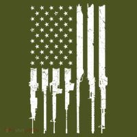 Rifle American Flag Kids Hoodie thumb 2