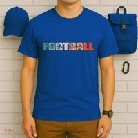 Retro American Football Team Cool Gift Vintage Football Player Gift T-Shirt thumb 6