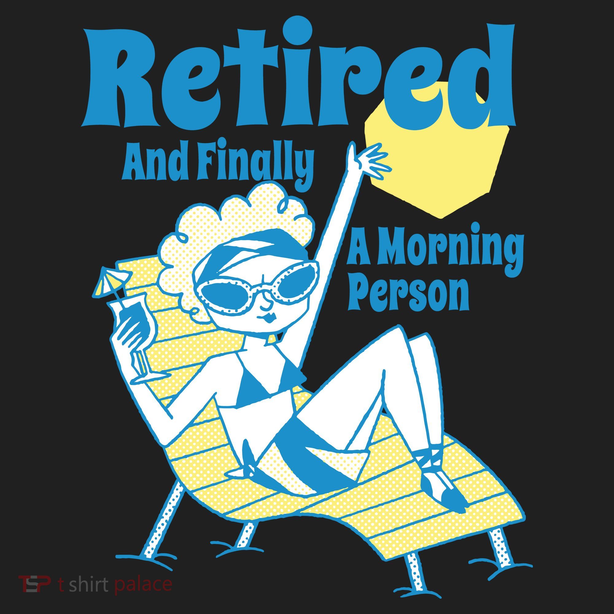 Retired And Finally A Morning Person Gift Women's Sweatshirt