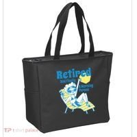Retired And Finally A Morning Person Gift Tote Bag thumb 2