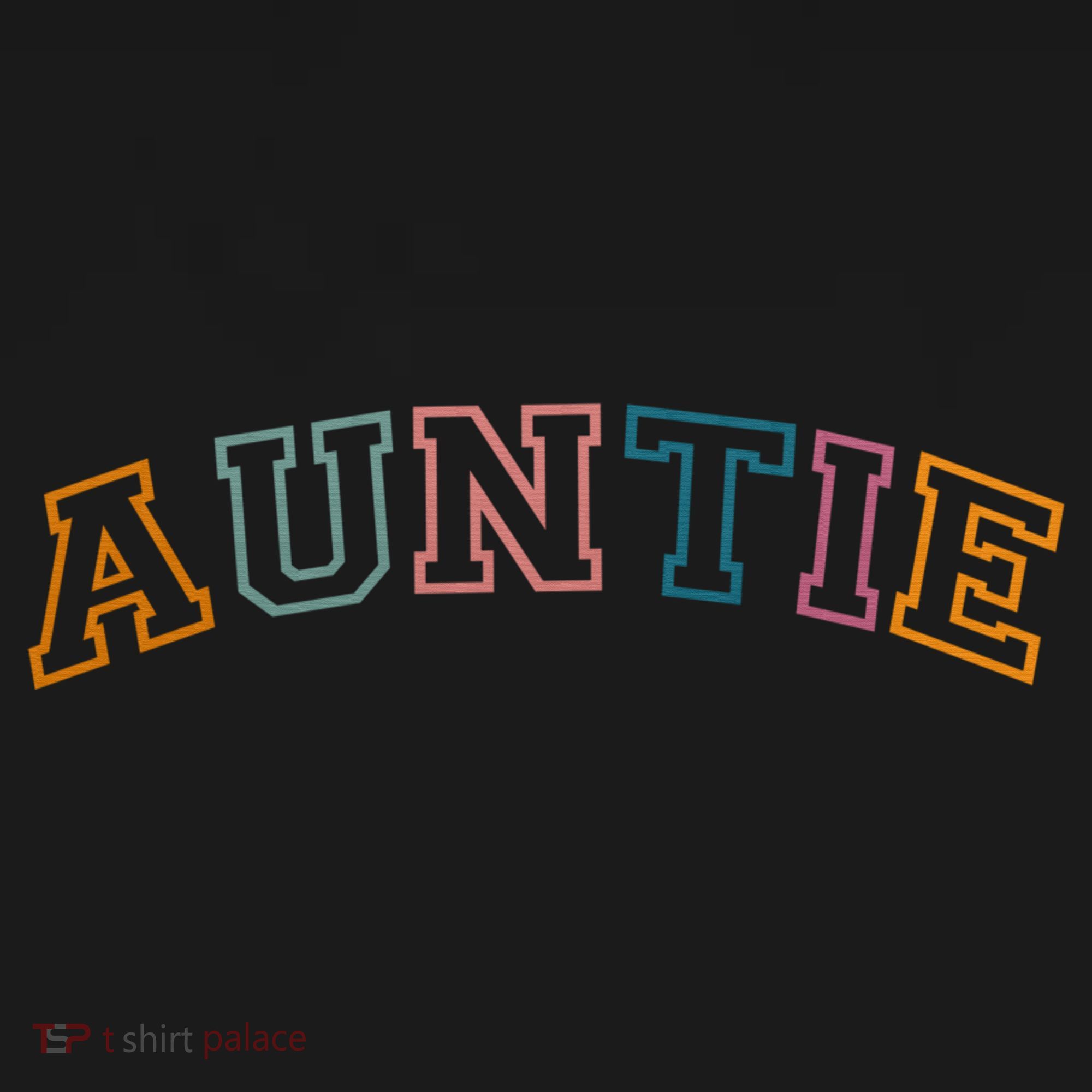 Retro Auntie For Sister, New Aunt Pregnancy Announcement T-Shirt