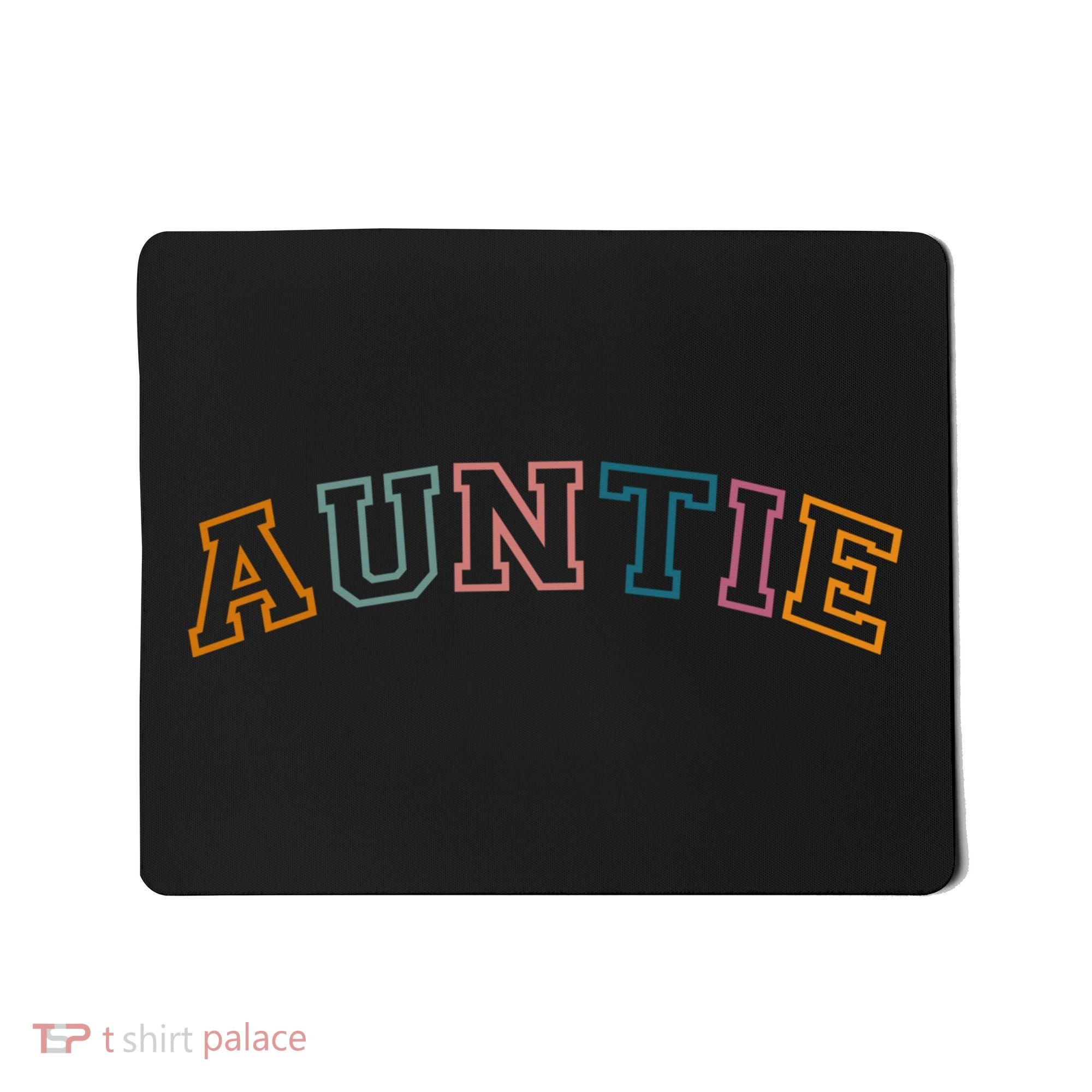 Retro Auntie For Sister, New Aunt Pregnancy Announcement Mousepad