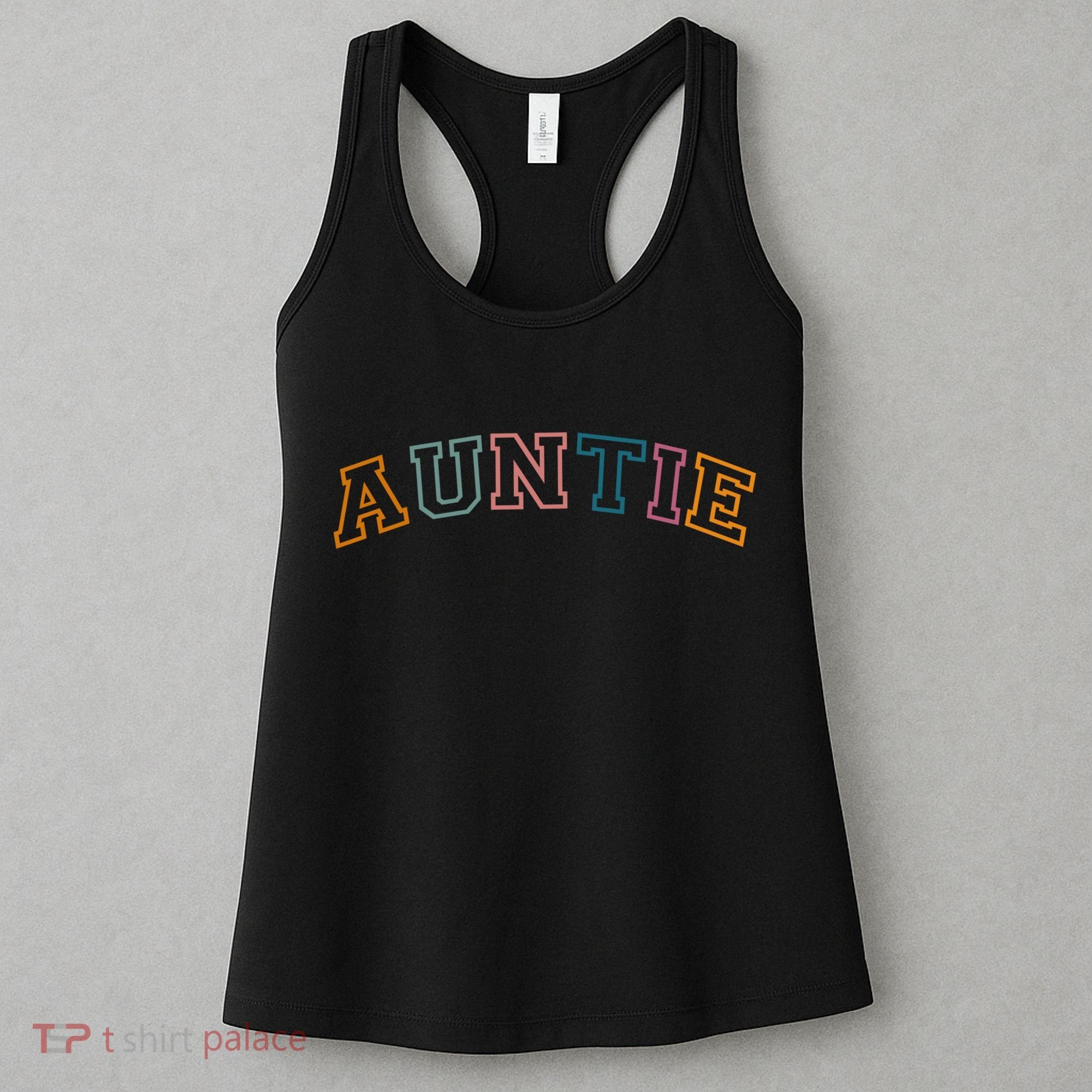 Retro Auntie For Sister, New Aunt Pregnancy Announcement Women's Tank Top
