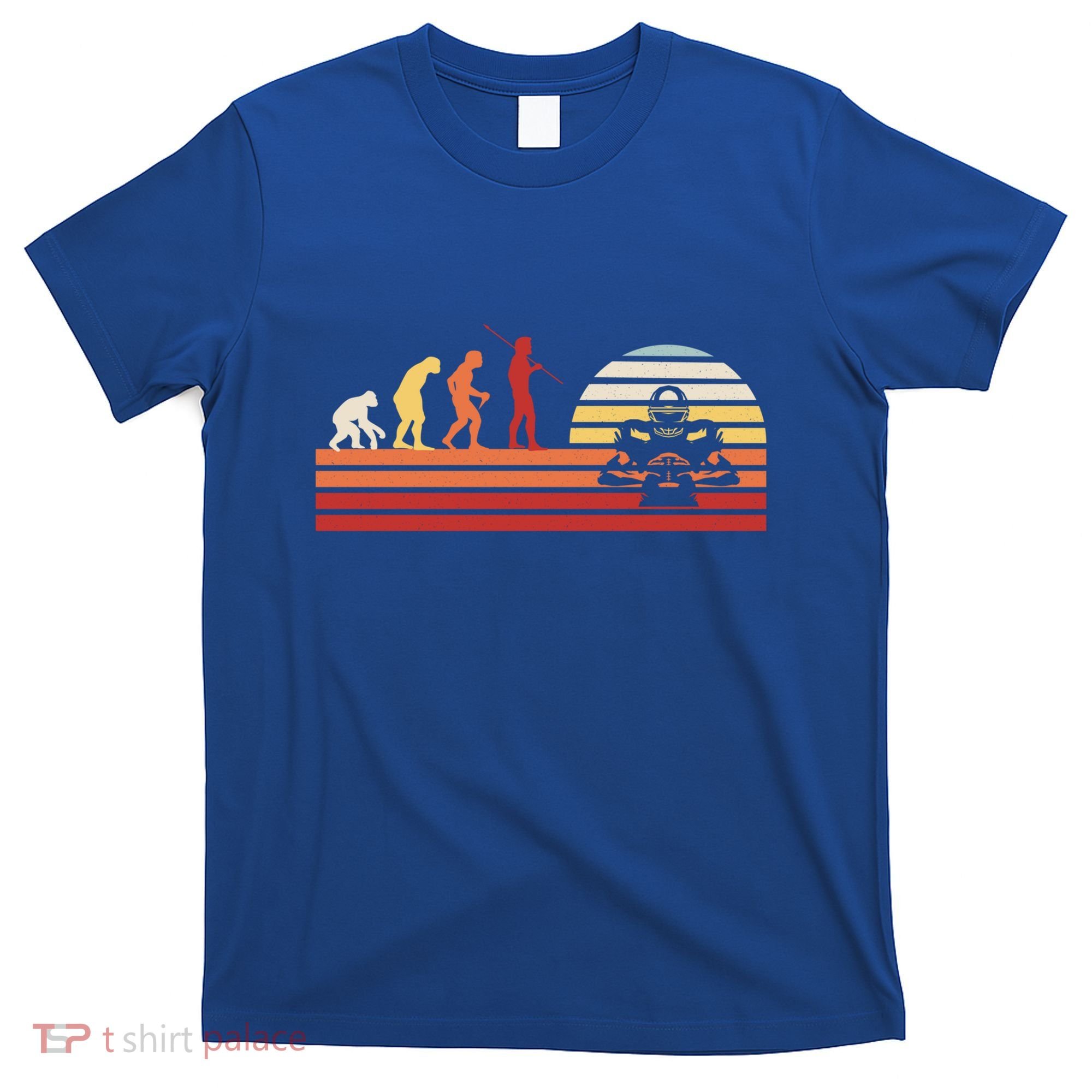 Retro American Football Team Gift Vintage Football Player Gift T-Shirt