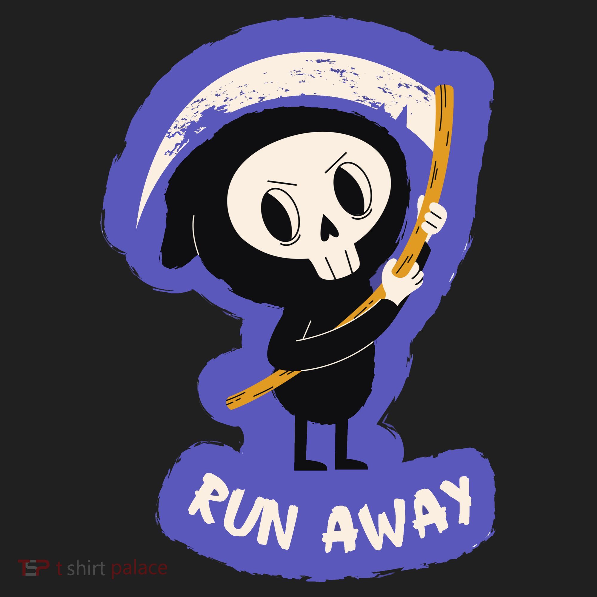 Run Away From The Reaper Cute Grim Reaper Beanie