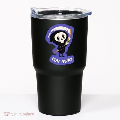 Run Away From The Reaper Cute Grim Reaper Tumbler