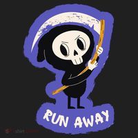 Run Away From The Reaper Cute Grim Reaper Hat thumb 2