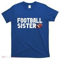 Retro American Football Sis Family Matching Sister Gift T-Shirt thumb 0