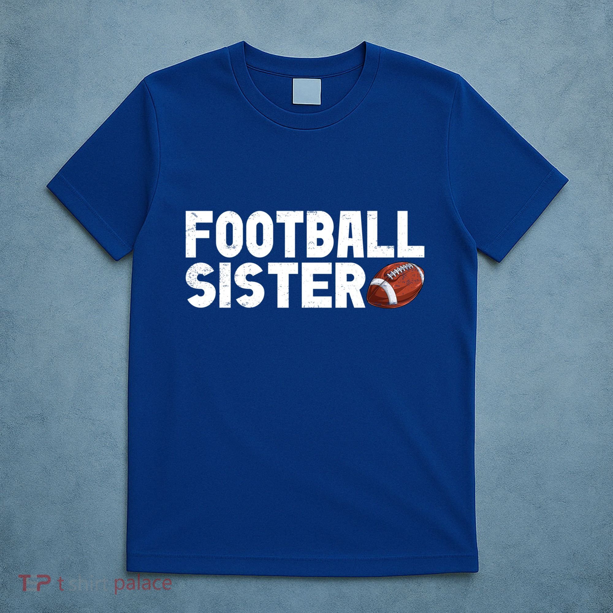 Retro American Football Sis Family Matching Sister Gift T-Shirt
