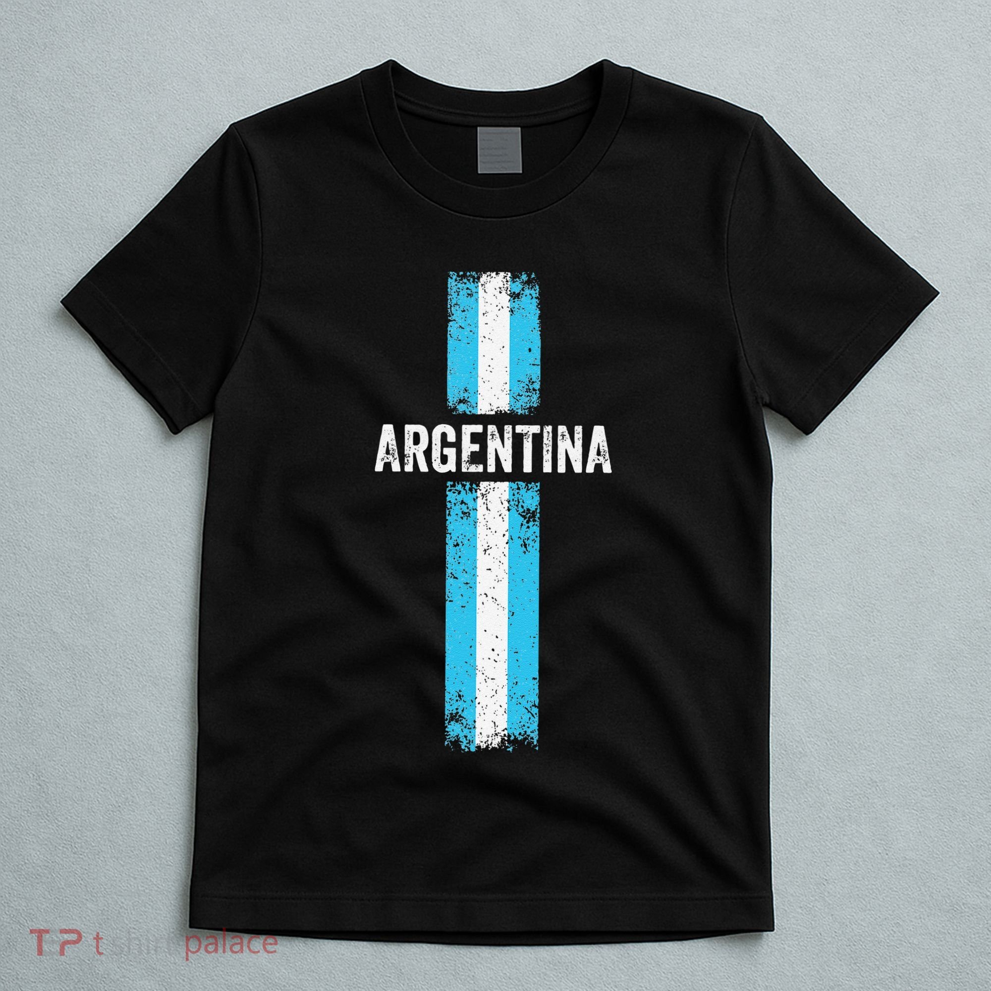 retro Argentina flag Soccer Jersey Argentina Fan T-Shirt