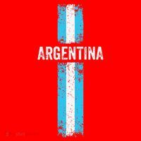 retro Argentina flag Soccer Jersey Argentina Fan Santa Hat thumb 1