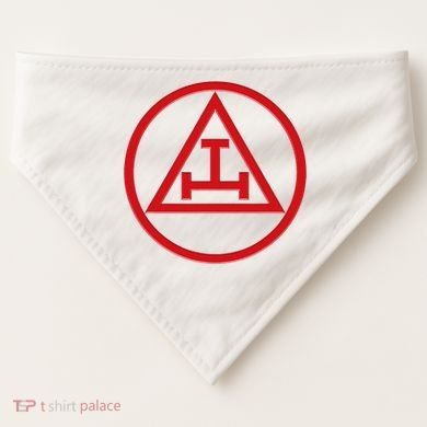 Royal Arch Freemason York Rite Masonic Mason USA-Made Doggie Bandana
