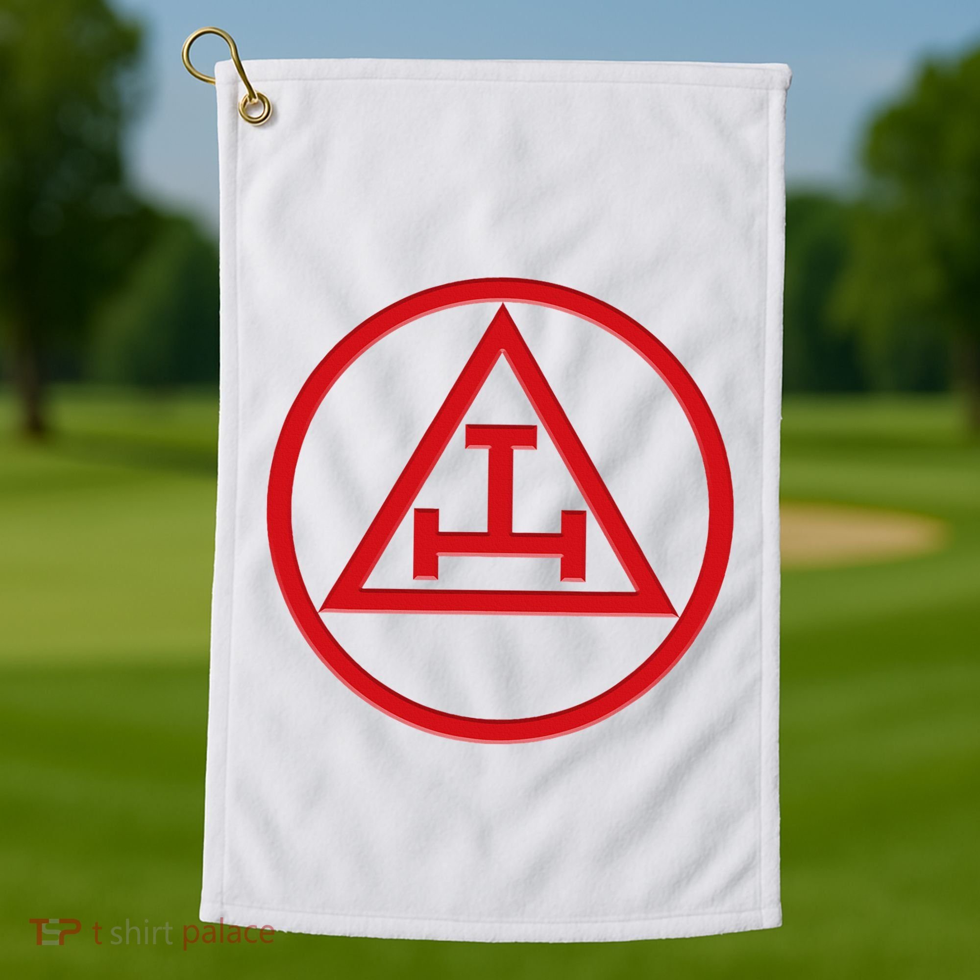 Royal Arch Freemason York Rite Masonic Mason Golf Towel