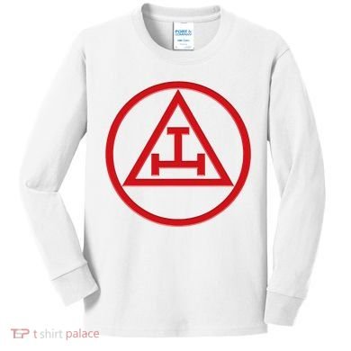 Royal Arch Freemason York Rite Masonic Mason Kids Long Sleeve Shirt