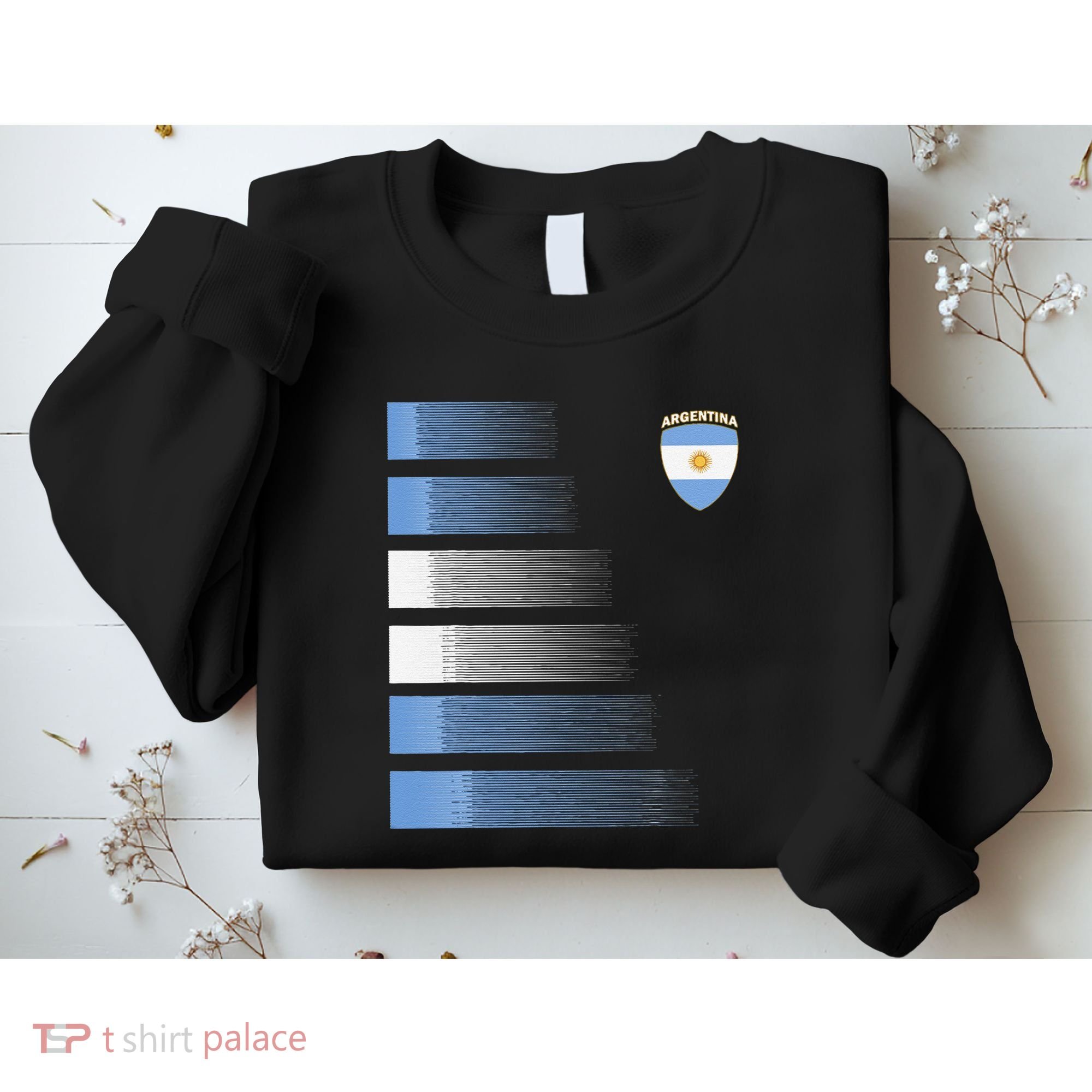 retro Argentina flag Soccer Jersey Argentina Fan Sweatshirt