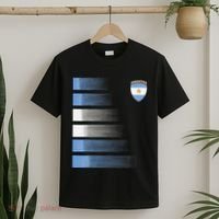retro Argentina flag Soccer Jersey Argentina Fan T-Shirt thumb 2