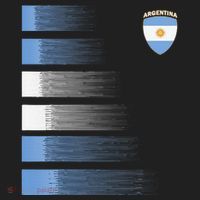 retro Argentina flag Soccer Jersey Argentina Fan Beanie thumb 2