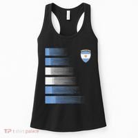 retro Argentina flag Soccer Jersey Argentina Fan Women's Tank Top thumb 0