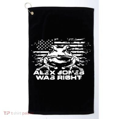 Right About Frogs Golf Towel