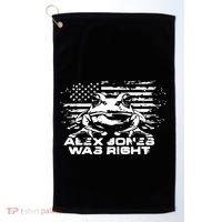 Right About Frogs Golf Towel thumb 0