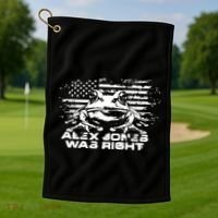 Right About Frogs Golf Towel thumb 1
