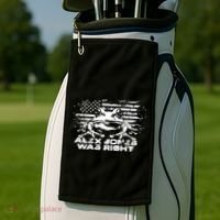 Right About Frogs Golf Towel thumb 2