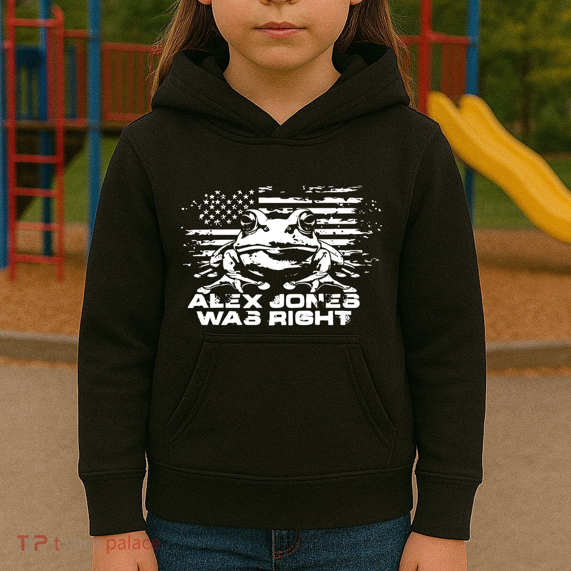 Right About Frogs Kids Hoodie