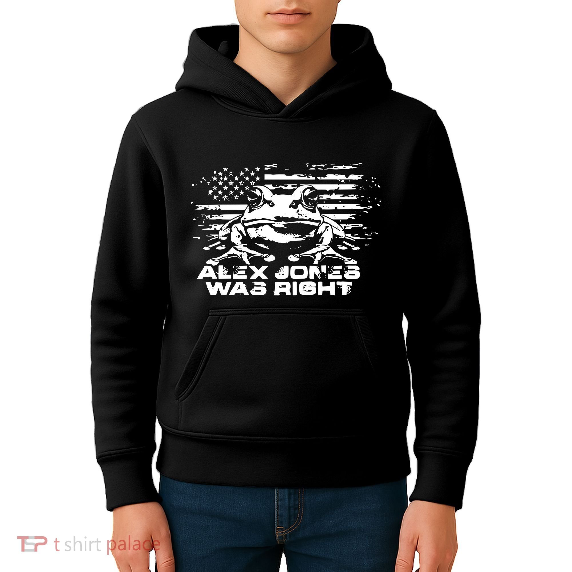Right About Frogs Kids Hoodie