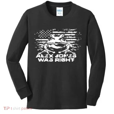 Right About Frogs Kids Long Sleeve Shirt