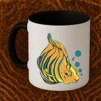 Royal Angel Fish Coffee Mug thumb 2