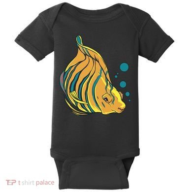 Royal Angel Fish Baby Bodysuit