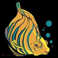 Royal Angel Fish Toddler Hoodie thumb 2