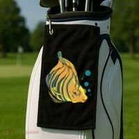 Royal Angel Fish Golf Towel thumb 2