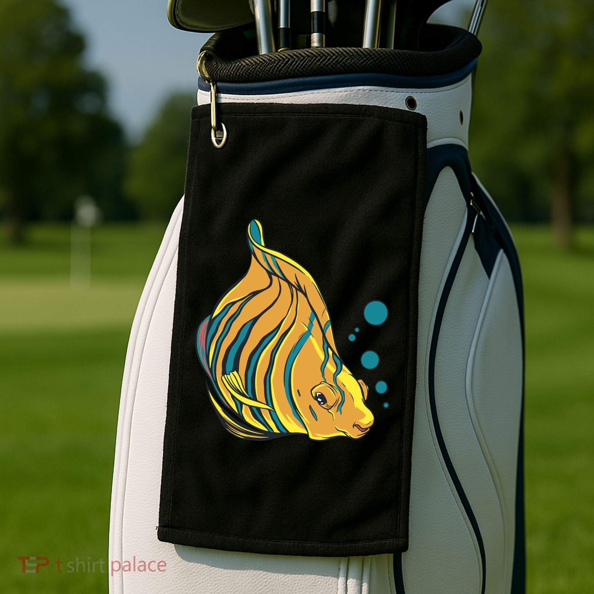 Royal Angel Fish Golf Towel
