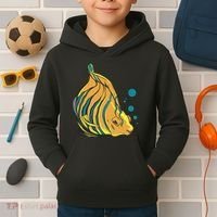 Royal Angel Fish Kids Hoodie thumb 2
