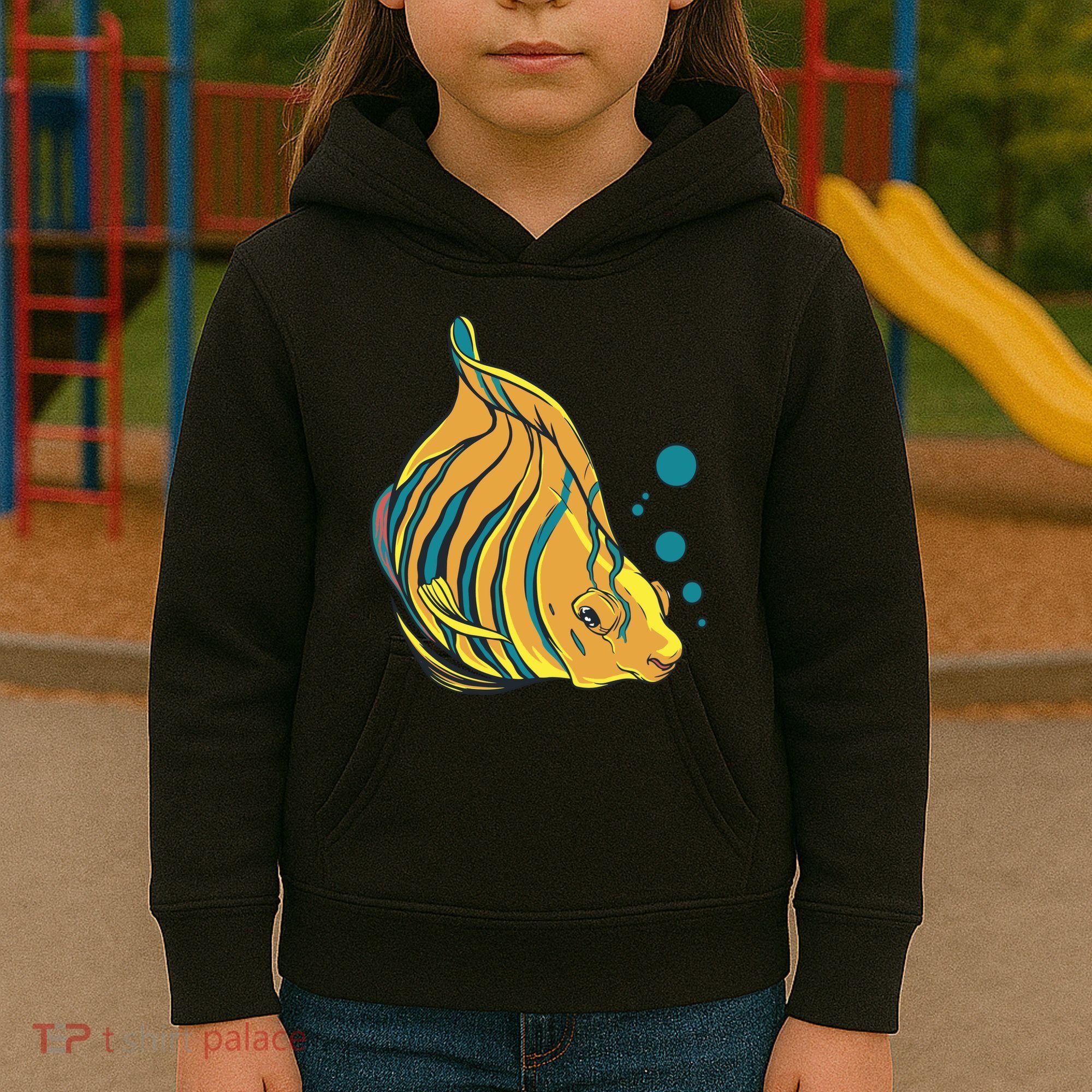 Royal Angel Fish Kids Hoodie