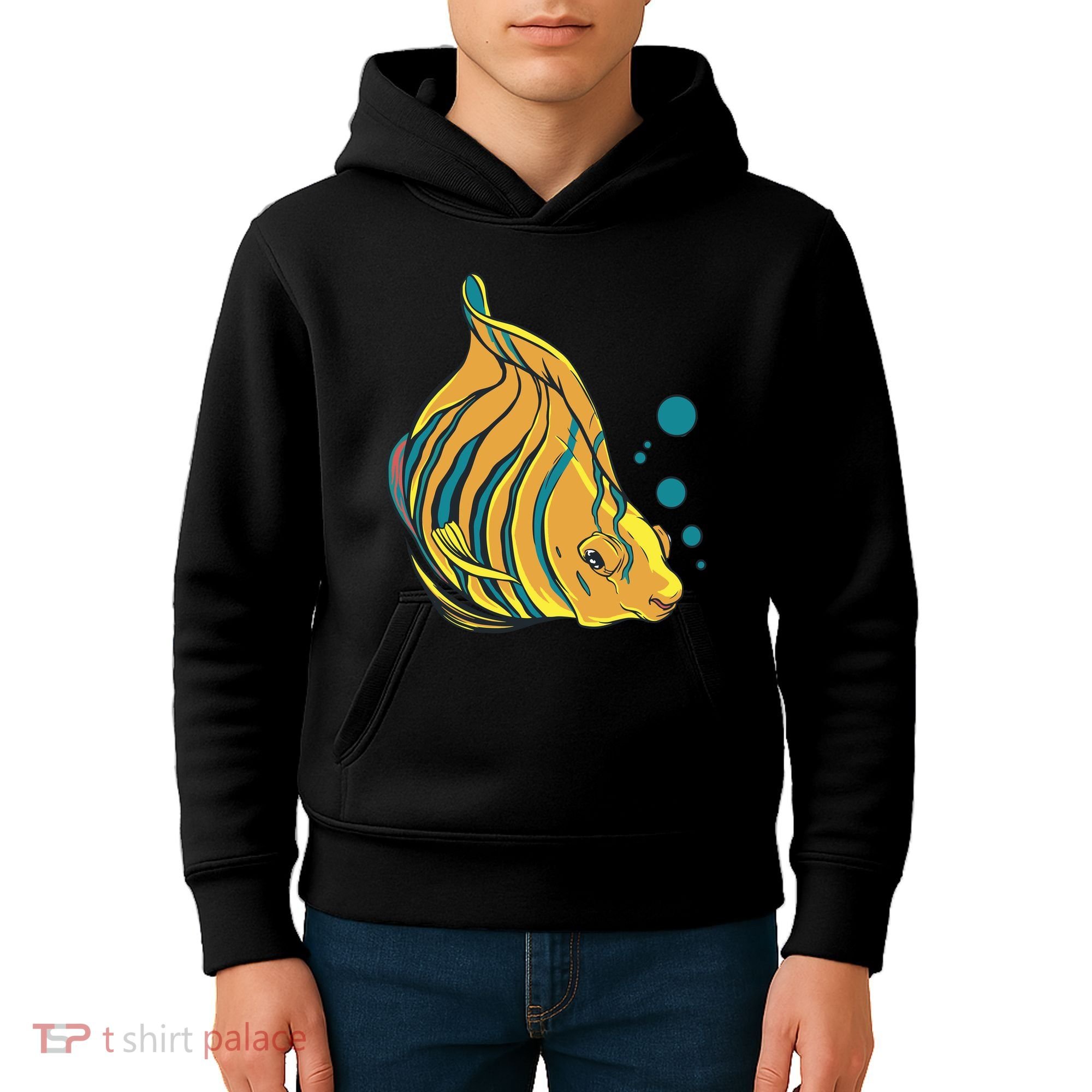 Royal Angel Fish Kids Hoodie
