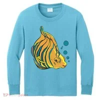 Royal Angel Fish Kids Long Sleeve Shirt thumb 0