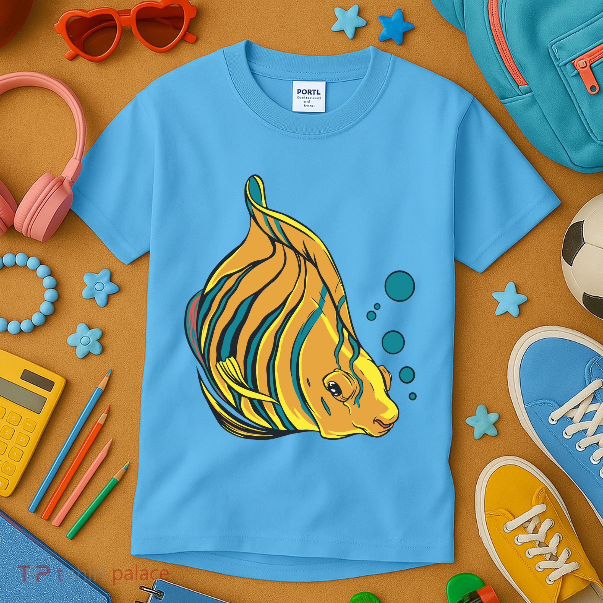 Royal Angel Fish Kids T-Shirt
