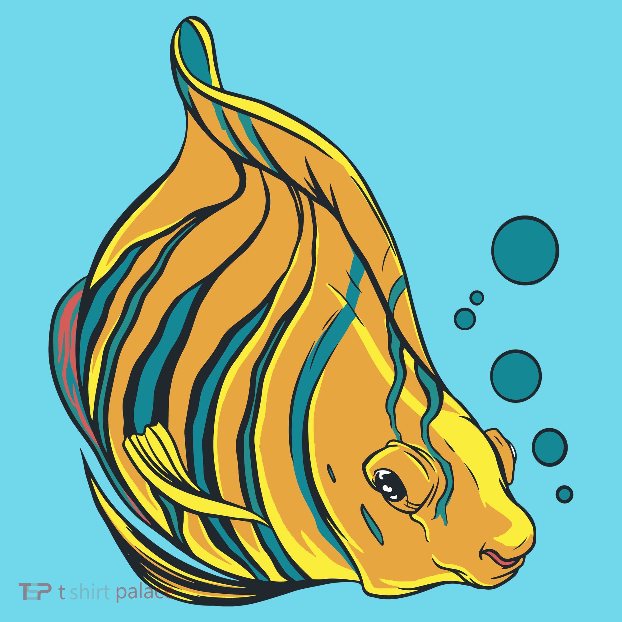 Royal Angel Fish Kids T-Shirt